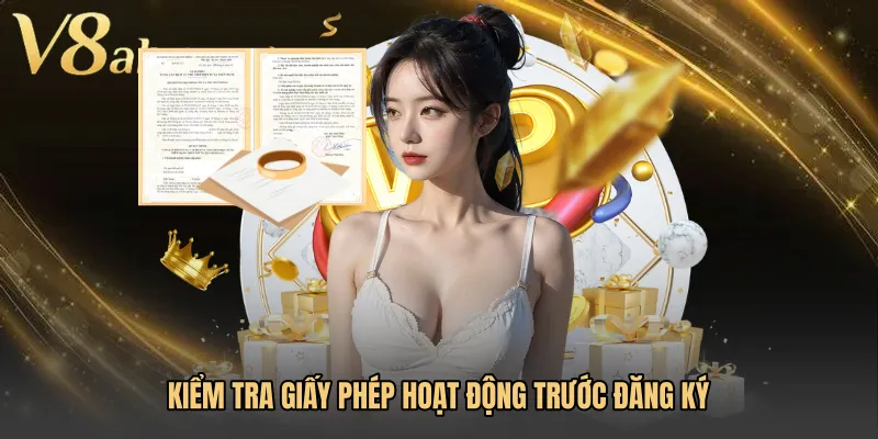 Kiểm tra Giấy phép hoạt động trước đăng ký